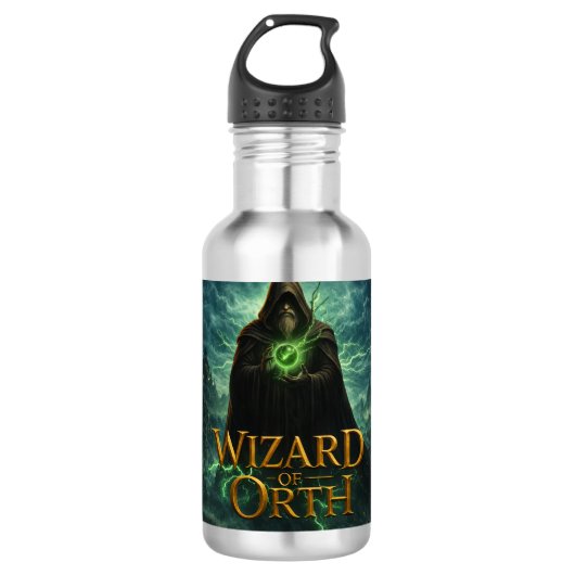Waterfles met Wizard of Orth-logo (Voorkant)