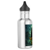 Waterfles met Wizard of Orth-logo (Links)