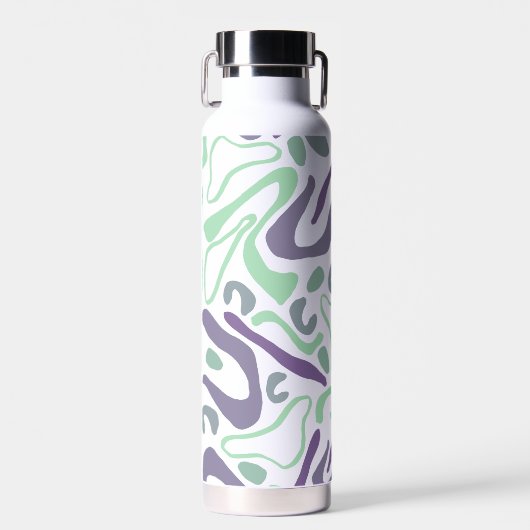 Waterfles: Modern ontwerp (Mint) Waterfles (Voorkant)