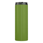 Waterfles - Olijfgroen (Persoonlijk) Thermosbeker (Achterkant)
