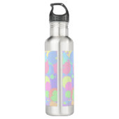 Waterfles pastel opdruk (Achterkant)