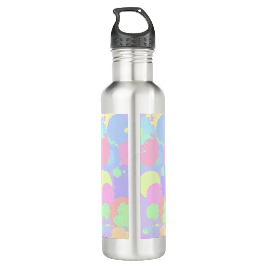 Waterfles pastel opdruk (Achterkant)