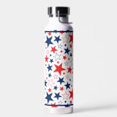 Waterfles Patriottische sterren (Links)