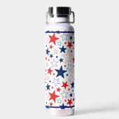 Waterfles Patriottische sterren (Achterkant)