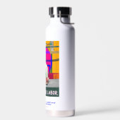 Waterfles: Respecteer onze arbeid Waterfles (Links)