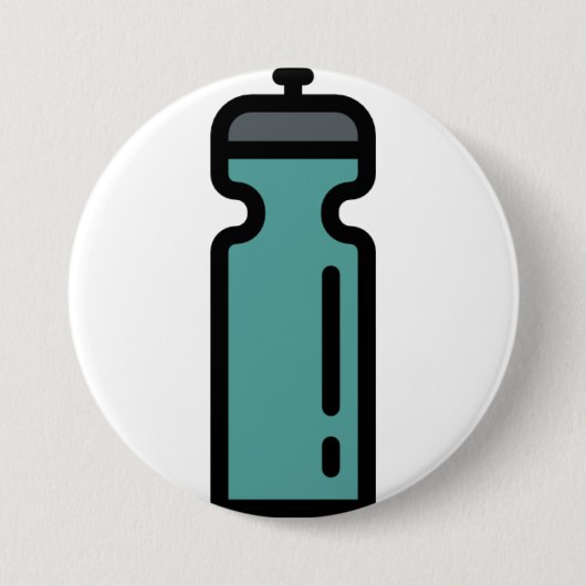 waterfles ronde button 7,6 cm (Voorkant)