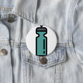 waterfles ronde button 7,6 cm (In situ)