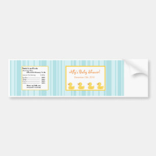 Waterfles Rubber Ducky Bubbles Bumpersticker