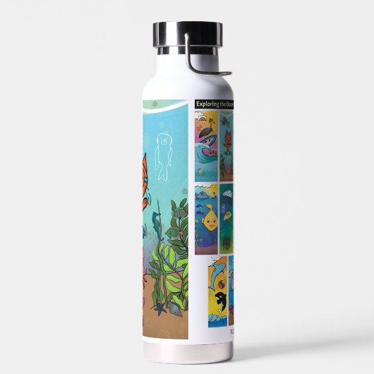 Waterfles - Scuba Cat - Buellton.Art (Links)