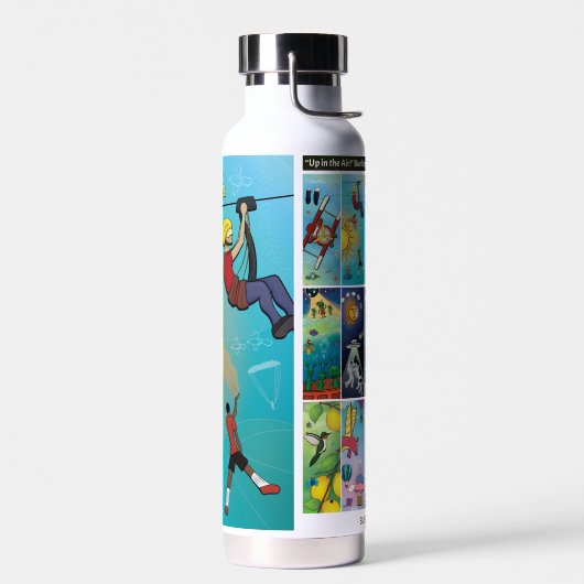 Waterfles - Sportieve lucht (Links)