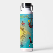 Waterfles - Sportieve lucht (Voorkant)