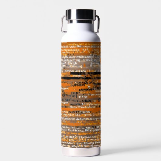 Waterfles stilheid bedrukte artikelen (Voorkant)