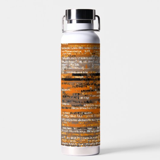 Waterfles stilheid bedrukte artikelen (Achterkant)