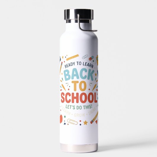 Waterfles Terug naar School voor Kinderen & Studen (Links)