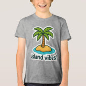 Waterfles Tri-Blend Shirt (Voorkant)