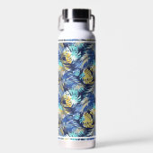 Waterfles Tropische handpalmen (Voorkant)
