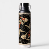 Waterfles Vissen Hemelse Zodiac Art (Voorkant)