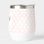 Waterfles voor Bruidsdouche met Stippen op Pyjama (Links)