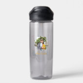 Waterfles voor de eerste schooldag met naam (Achterkant)