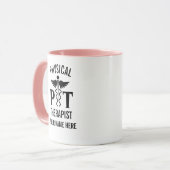 waterfles voor fysiotherapeut mok (Voorkant links)