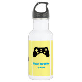 Waterfles voor games. waterfles  (Voorkant)