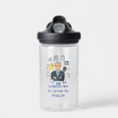 Waterfles voor Gepensioneerde Accountant Funny Cad (Voorkant)