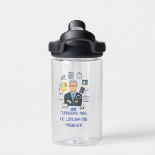 Waterfles voor Gepensioneerde Accountant Funny Cad