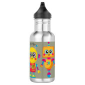 Waterfles voor jonge jongen met robots (Rechts)