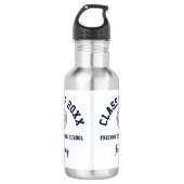 Waterfles Vrienden 'Central School Logo Custom (Voorkant)