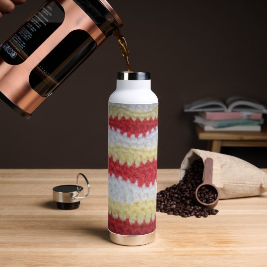 Waterfles - Warme Afghaanse Golven (Koffie)