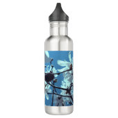 Waterfles White Magnolia Bloom Blue Sky Waterfles (Links)