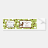 Waterfles Woodland Friends Vogelherten Bumpersticker (Voorkant)