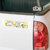 Waterflesetiket Oerwoud Baby's Bumpersticker (Op Truck)