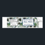 Waterflesetiket Peacock Feathers blauw/groen Bumpersticker<br><div class="desc">Deze schattige waterflesetiketten zijn een perfect accessoire voor elke bruiloft of verlovingsfeest! Deze zijn gedrukt op Duurzaam 4mil dik vinyl, zal niet afpellen. Waterbestendige inkten lopen niet in de regen of vervagen niet in de zon. Je zal deze moeten uitsnijden, en zelf aan de waterflessen hechten. Er is geen minimale...</div>