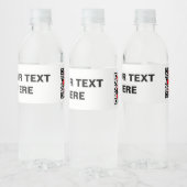  Waterflesetiketten (Set van 4) Waterfles Etiket (Flessen)