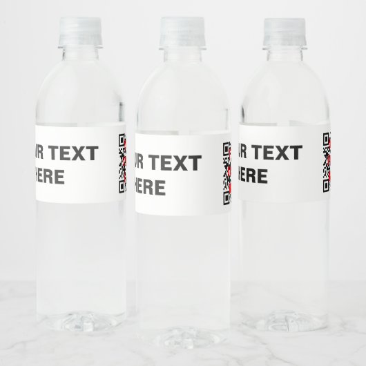  Waterflesetiketten (Set van 4) Waterfles Etiket (Flessen)