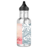 Waterflesje (18 oz), roestvrijstalen CLOUDS Waterfles (Rechts)