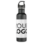 Waterflesje (24 oz) - Matte Black Waterfles (Voorkant)