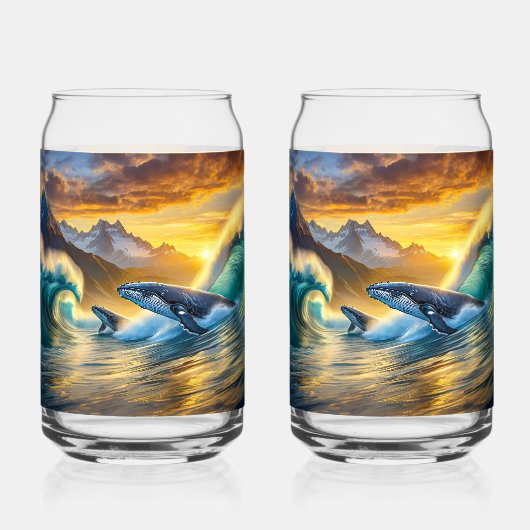 Waterflesje Blikvorm Glas (Achterkant)
