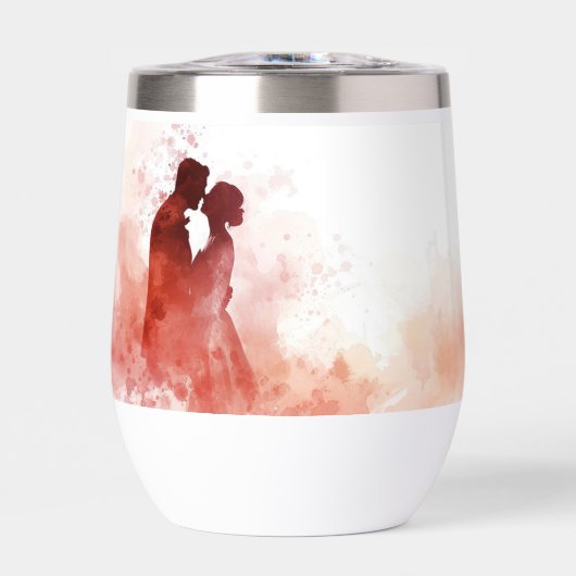 Waterflesje - bruiloft Jubileum (Voorkant)