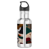 Waterflesje Calico en Snowmen Waterfles (Achterkant)