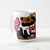 Waterflesje Koffiemok (Voorkant links)