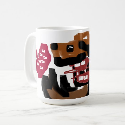 Waterflesje Koffiemok (Voorkant links)