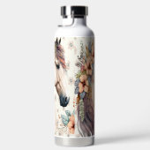 Waterflesje met designerpaarden waterfles (Rechts)