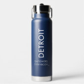 Waterflesje met Detroit geeft iedereen Waterfles (Voorkant)