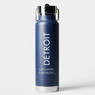Waterflesje met Detroit geeft iedereen Waterfles