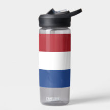 Waterflesje met Nederlandse vlag