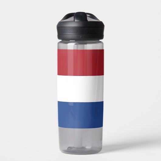 Waterflesje met Nederlandse vlag Waterfles (Voorkant)