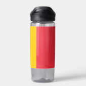 Waterflesje met vlag van België Waterfles (Achterkant)