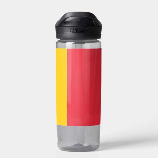 Waterflesje met vlag van België Waterfles (Achterkant)